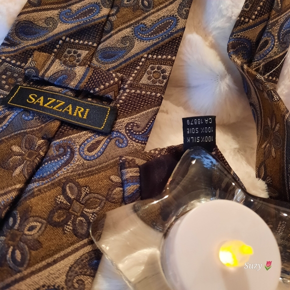 SAZZARI Silk Tie - Picture 3 of 5